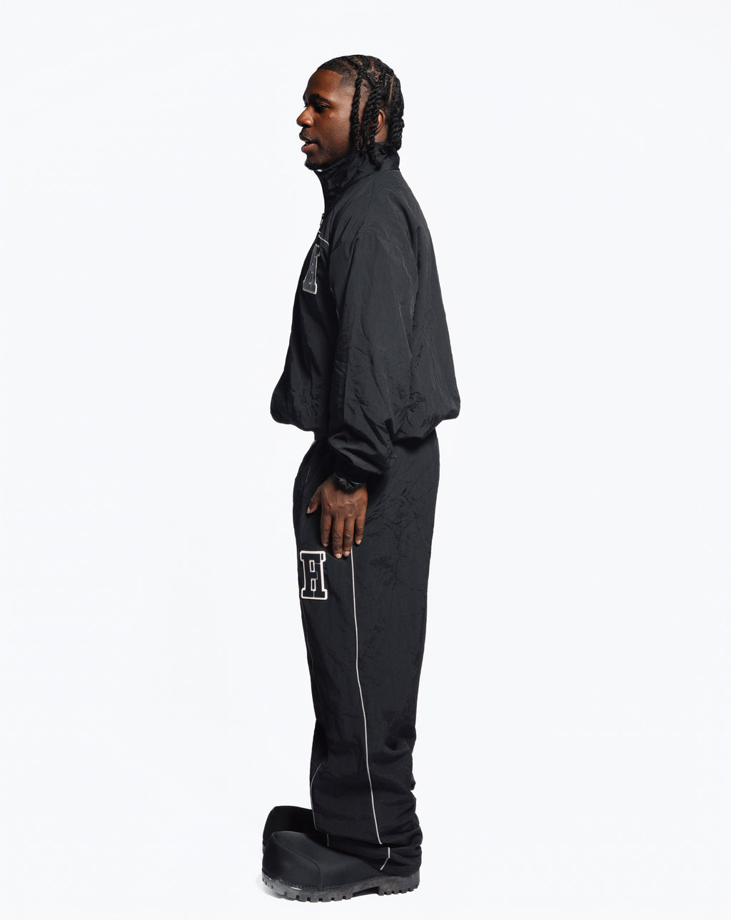 Essential Windbreaker Tracksuit Black