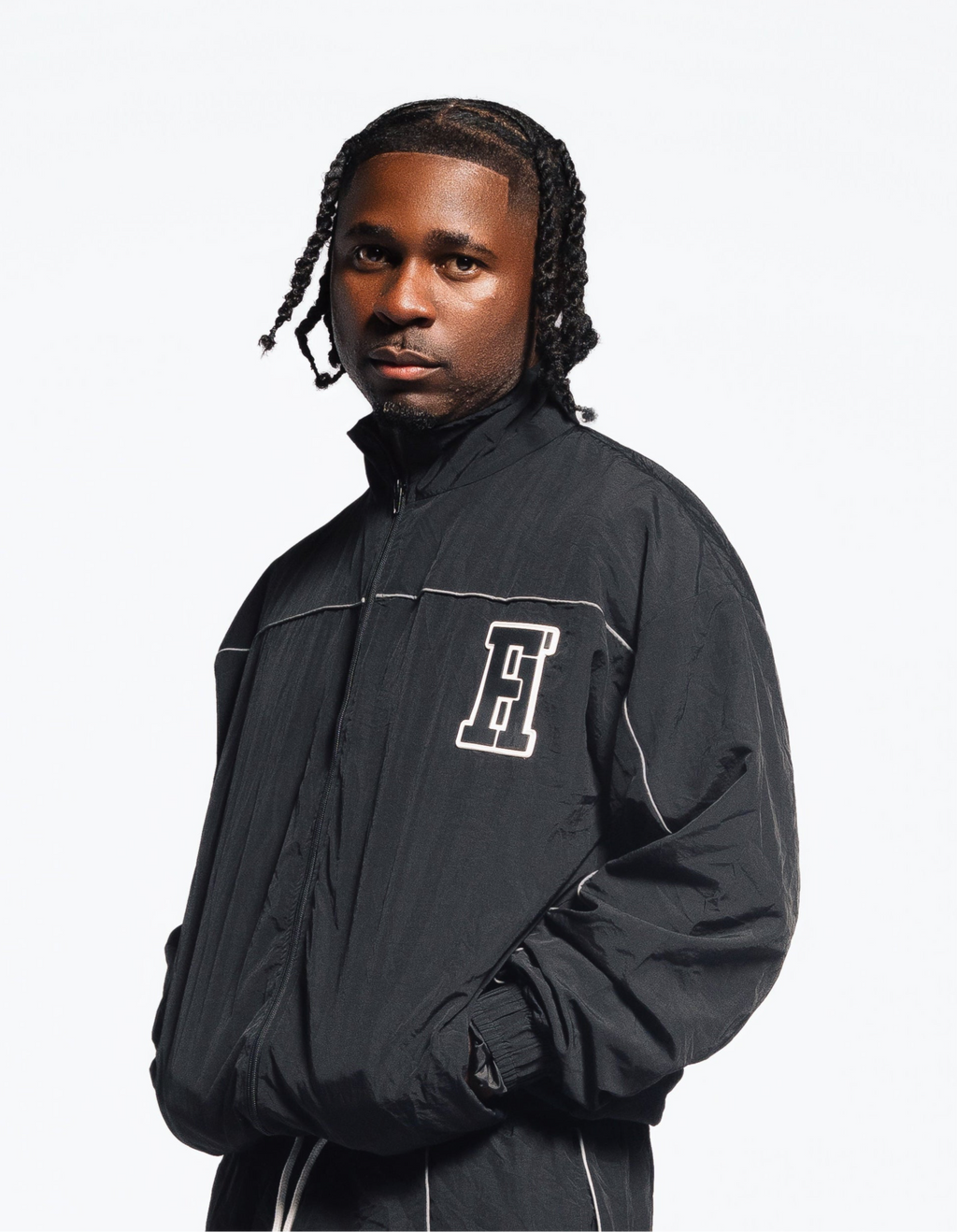 Essential Windbreaker Jacket Black