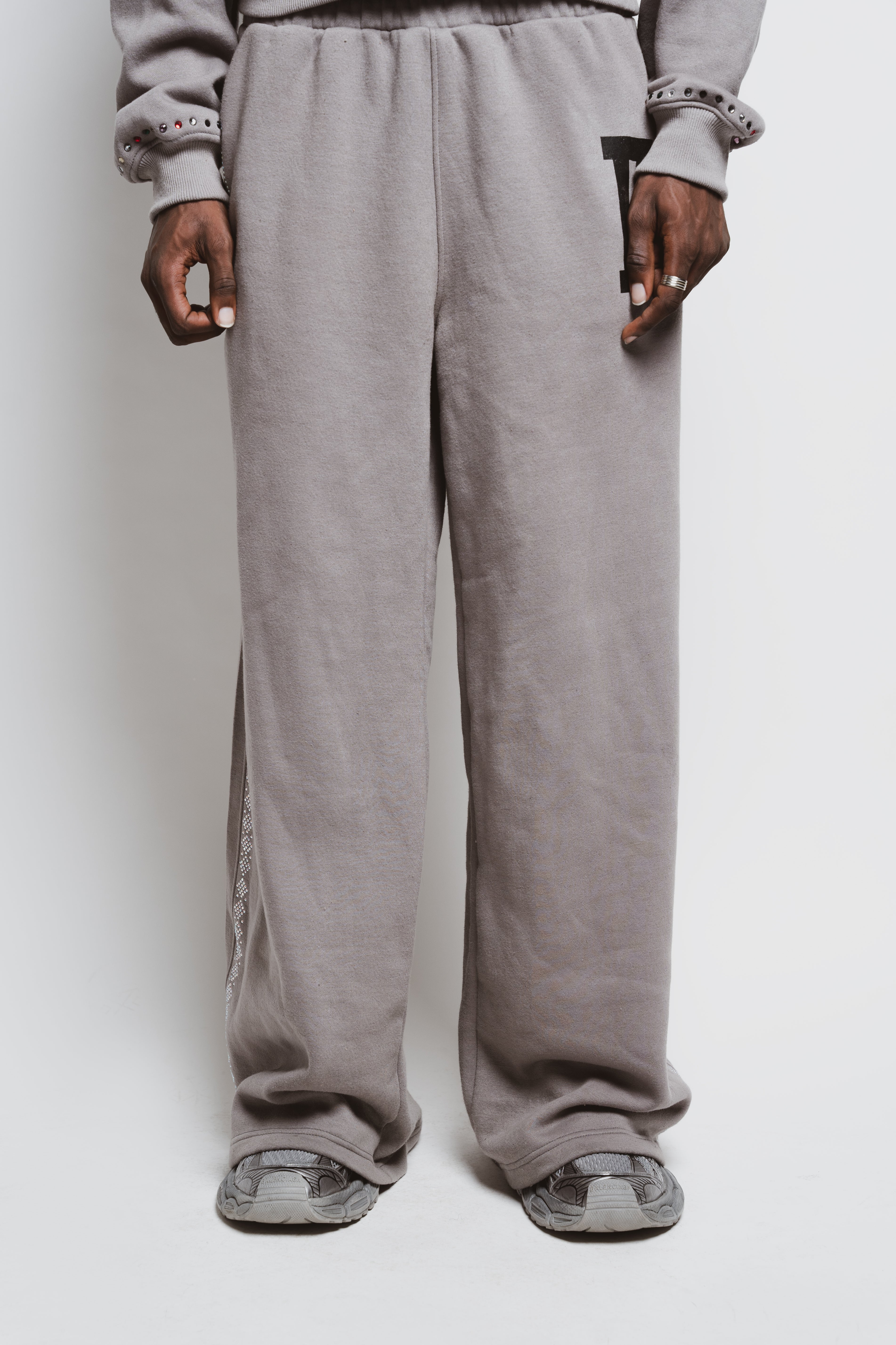 Gemstone Tracksuit Crème & Grey Bundle